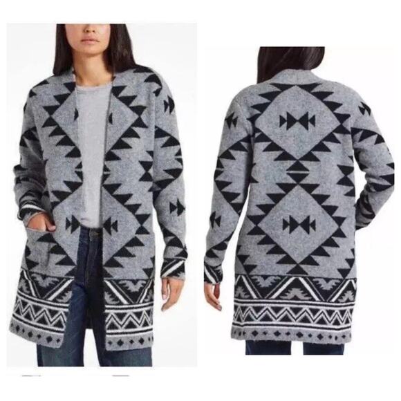 FRYE Sweaters - Frye Cardigan Southwestern pattern Open Front size small